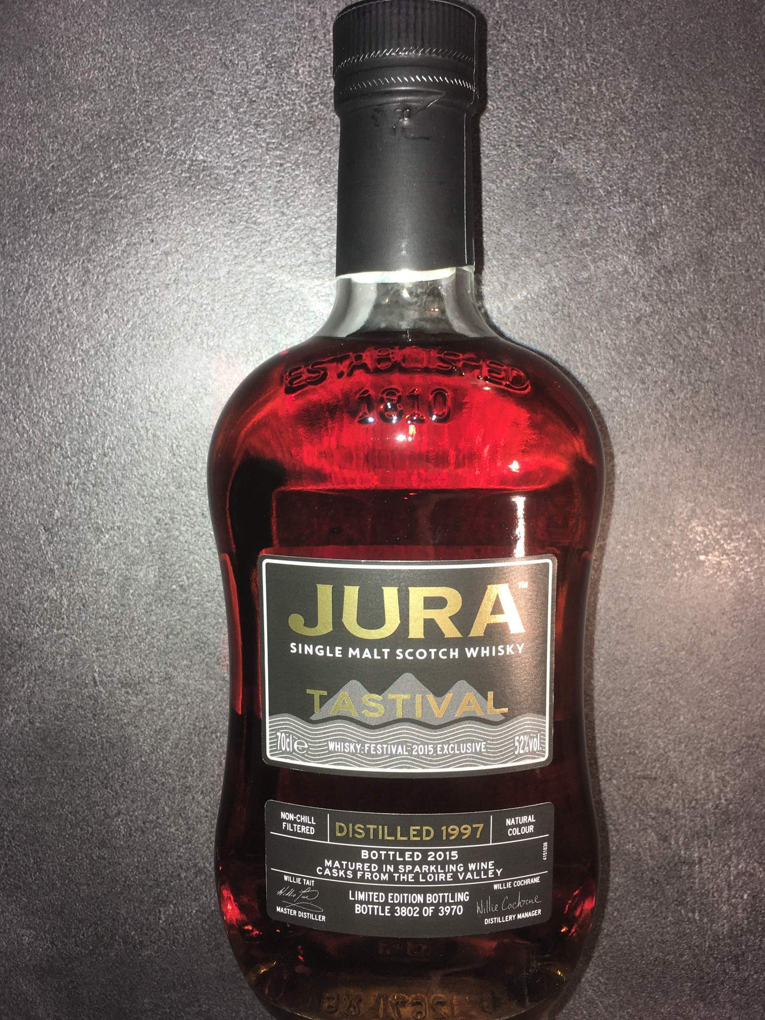 Jura Tastival 2015 Cask Strength - Single Malt Whisky - FassstÃ¤rke
