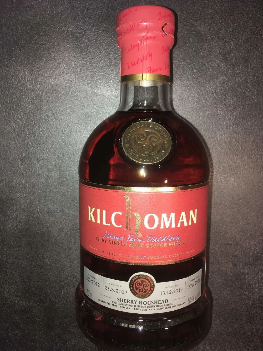Kilchoman Unpeated (!!!) Sherry Cask 553
